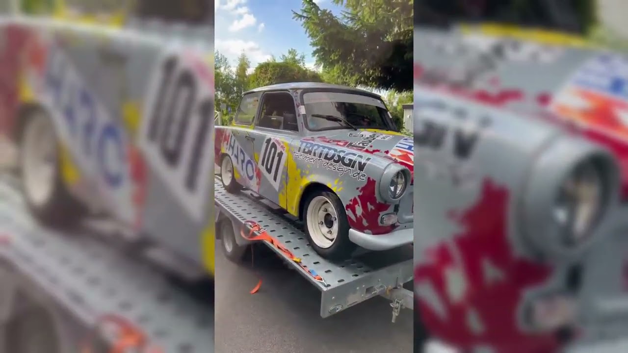 1. Treffen Umbau Trabant P601 auf KupkeTuning Scheibenbremse Rallye Trabant Wilma 