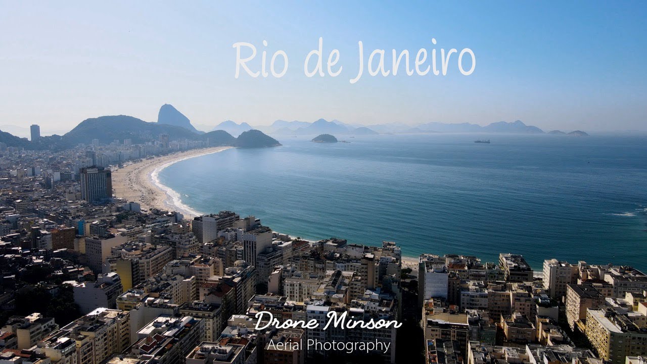 Praias do Rio de Janeiro vistas de cima - Praia do Leblon, Ipanema e Copacabana - drone footage Rio