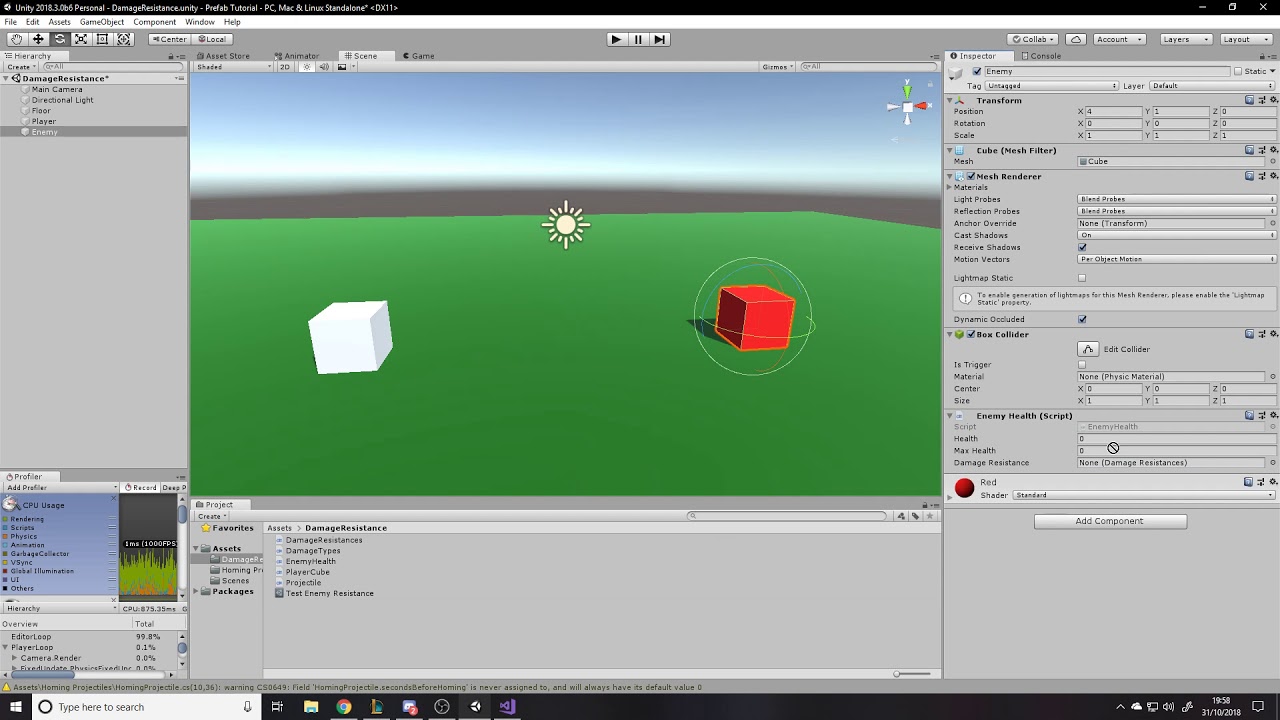 How to make a Damage Resistance System for your C# Unity Game