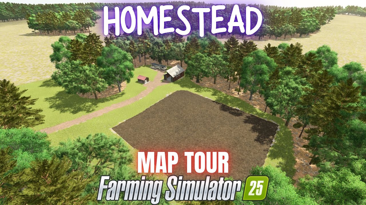 Усадьба — Обзор карты — Farming Simulator 25