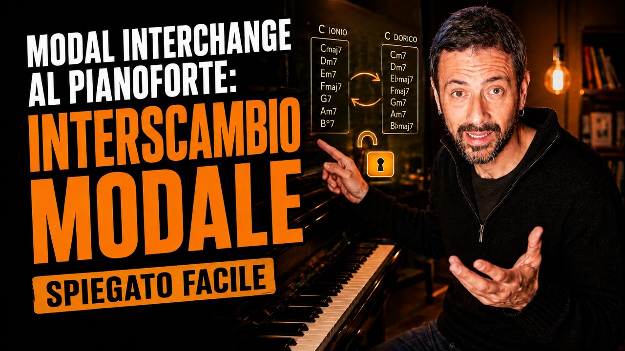 MODAL INTERCHANGE al Pianoforte: TI SBLOCCO il Prestito Modale (spiegato facile)