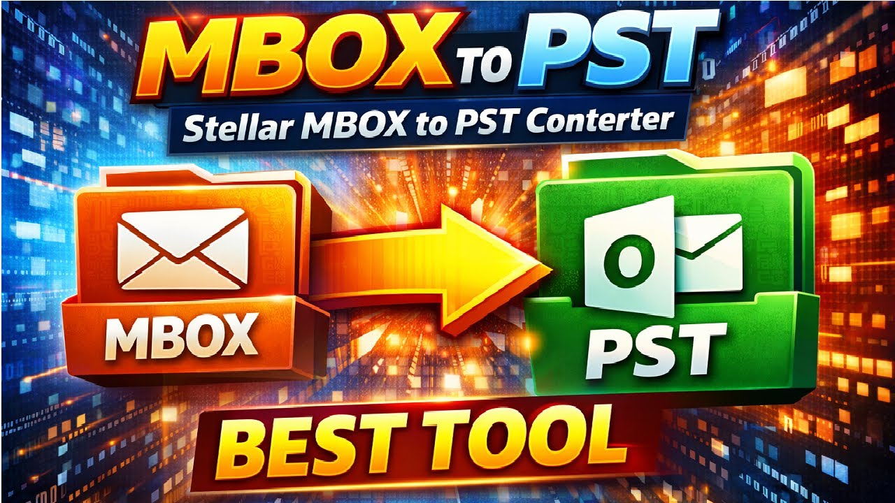 Конвертер MBOX в PST | Как преобразовать файл MBOX в PST с помощью онлайн-конвертера Stellar MBOX...