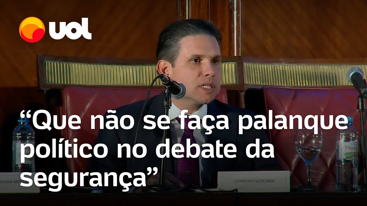 Hugo Motta pede que partidos e governo não usem segurança como palanque político