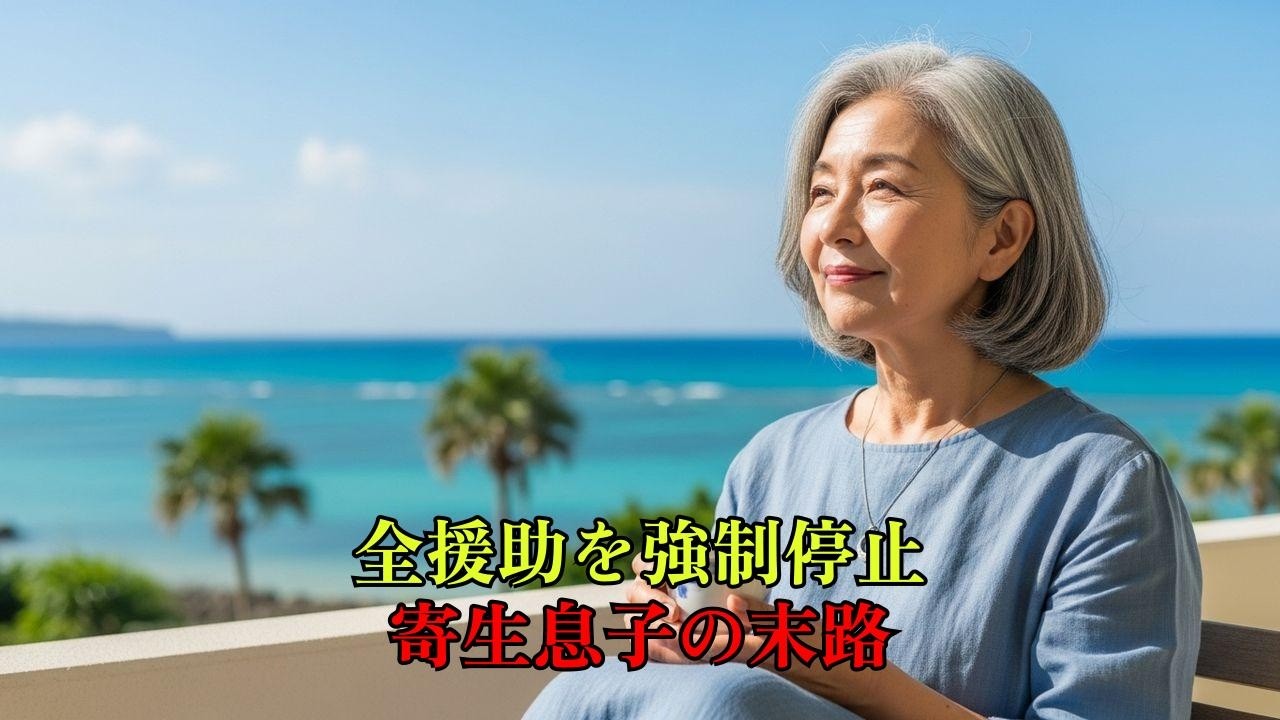 「義両親と住むから出てけ」息子夫婦に捨てられ全援助を停止→沖縄移住で逆転人生！