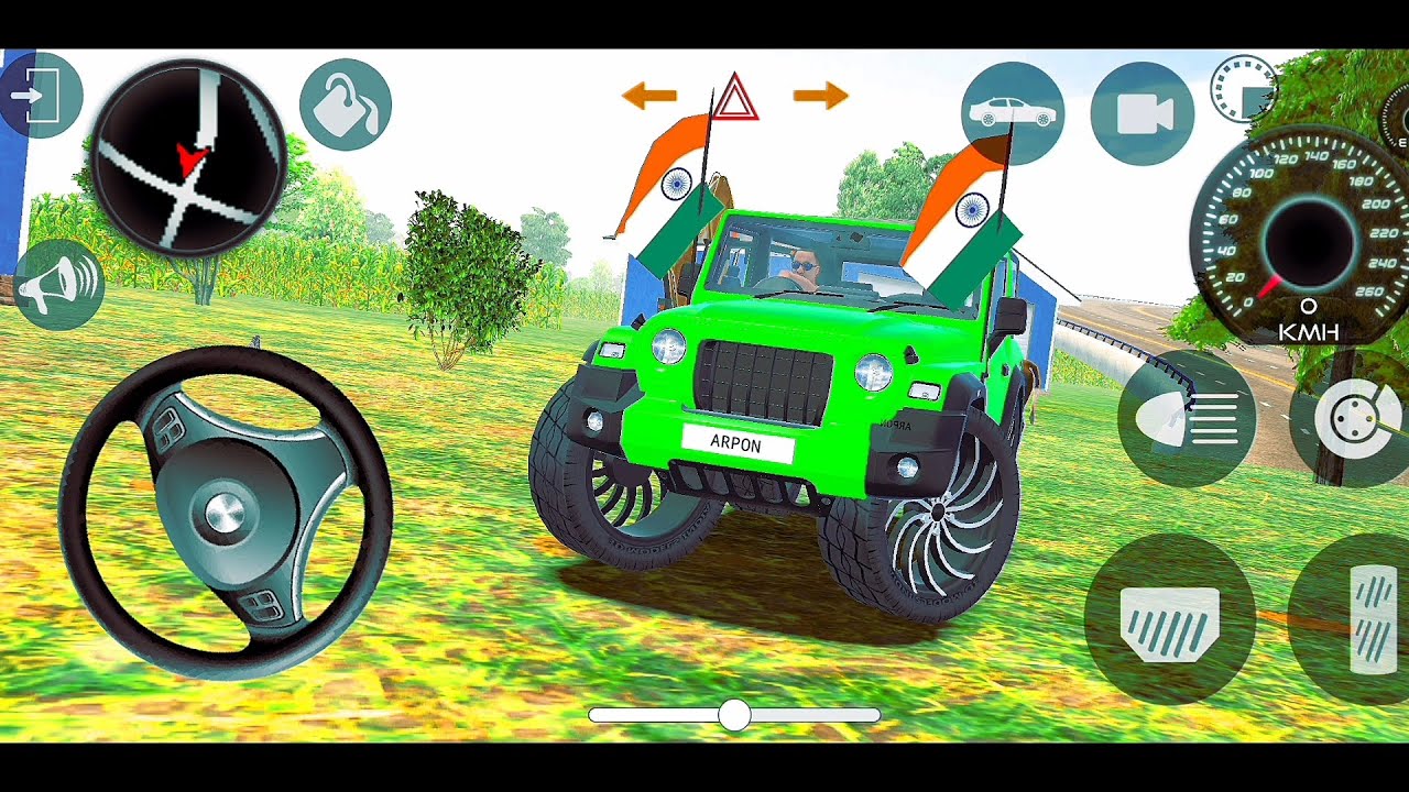 Modified Mahindra Thar😈Games:Indian Thar (Gadi Wala Games) Car Game Android Game