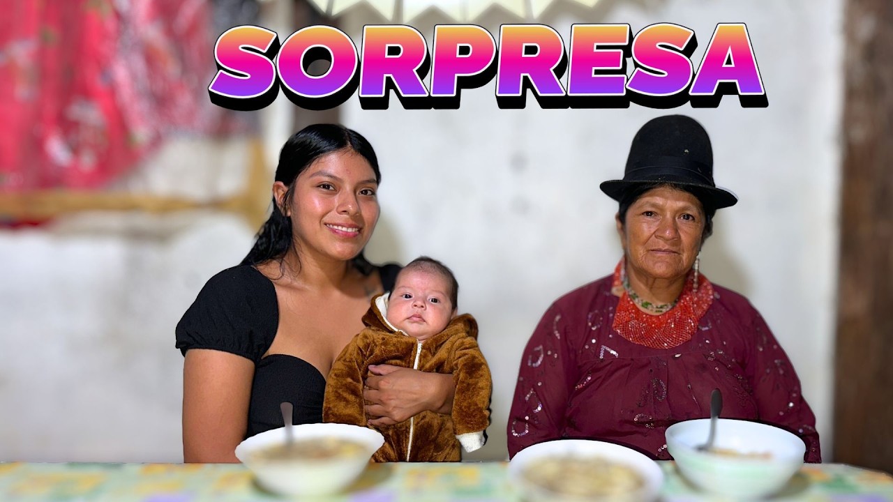 Mi mamá no sabía que le preparaba esta sorpresa de merienda