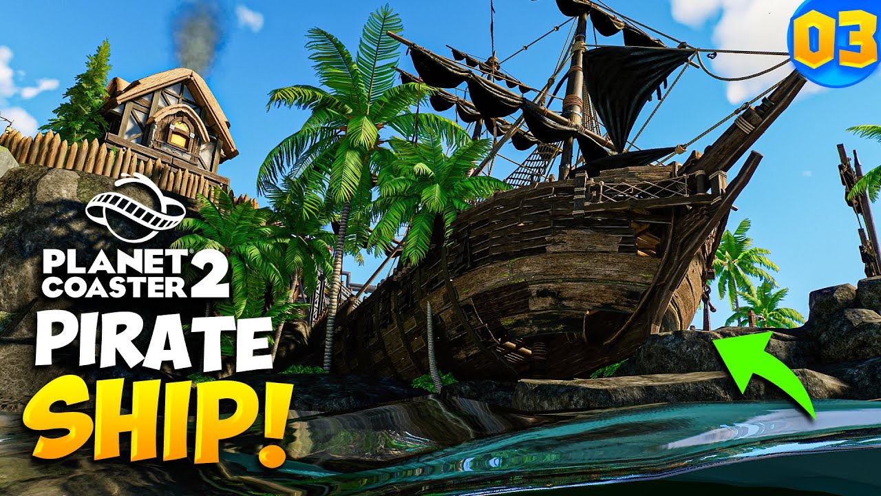 Строим ПИРАТСКУЮ ЗОНУ в Planet Coaster 2! (#3)