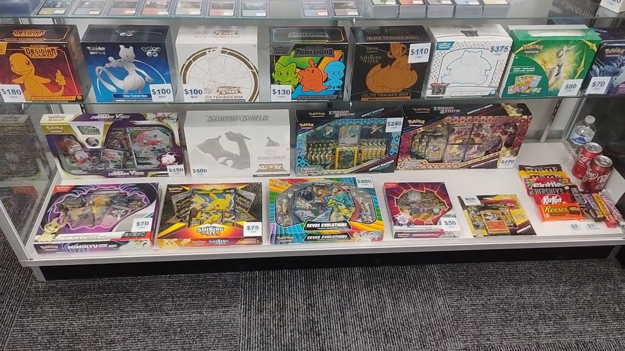 February Card Store walk around.  New inventory and what's selling.