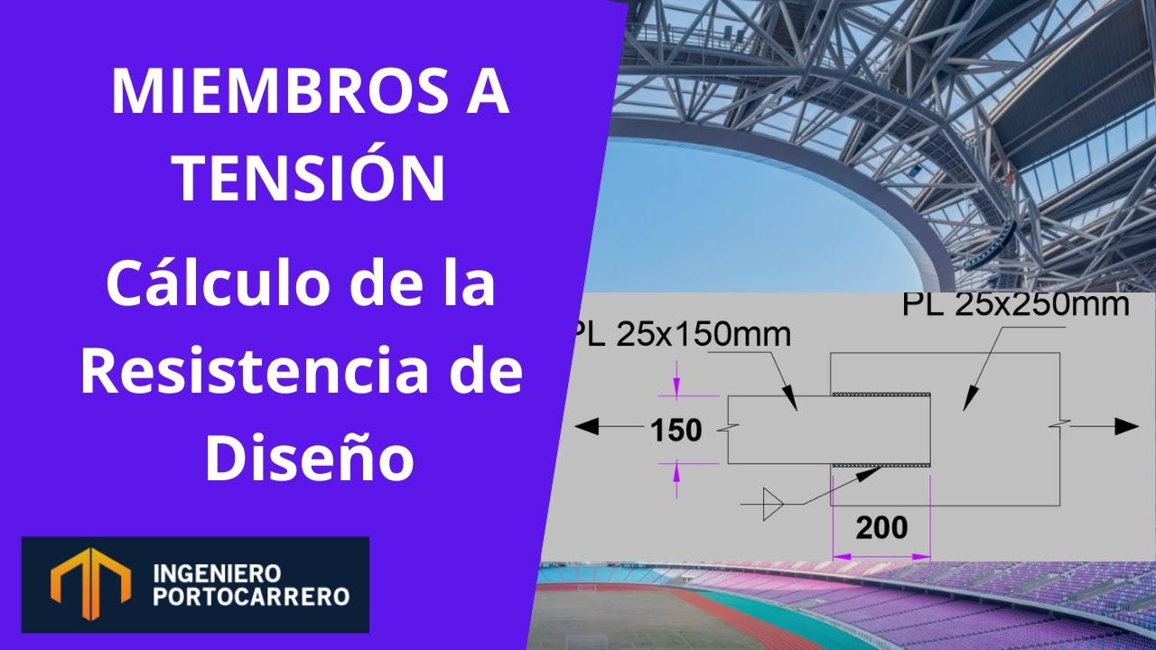 Resistencia NOMINAL y Resistencia de DISEÑO por LRFD de miembros a TENSIÓN