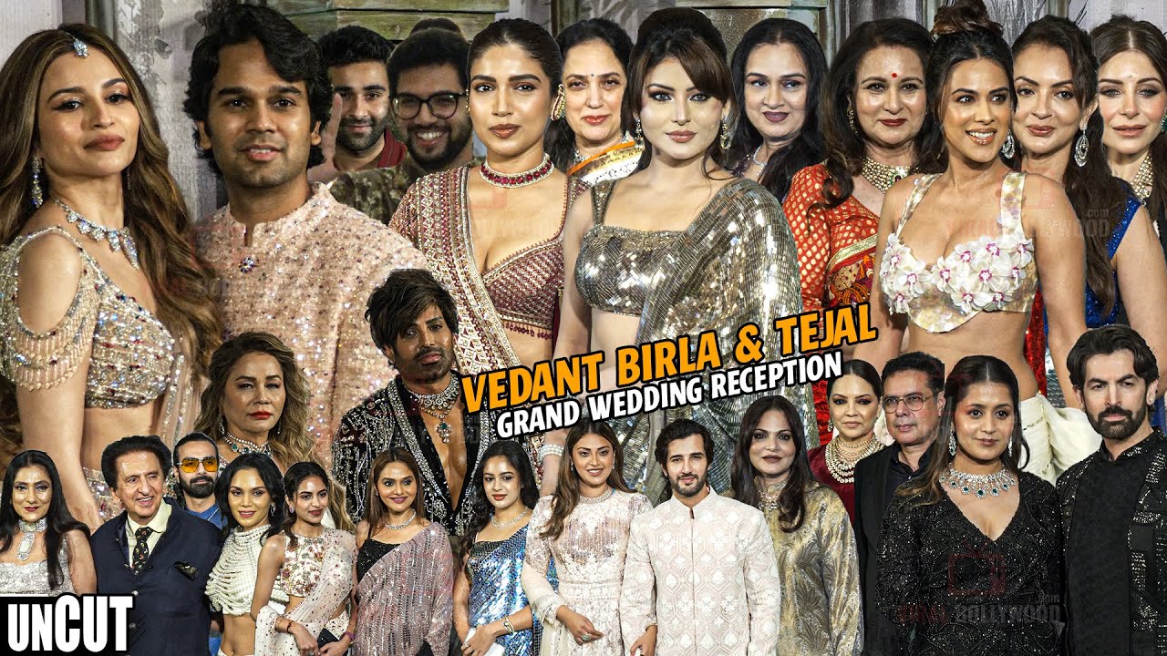 UNCUT -  Vedant Birla & Tejal Grand Wedding Reception | Star Studded | Urvashi Rautela