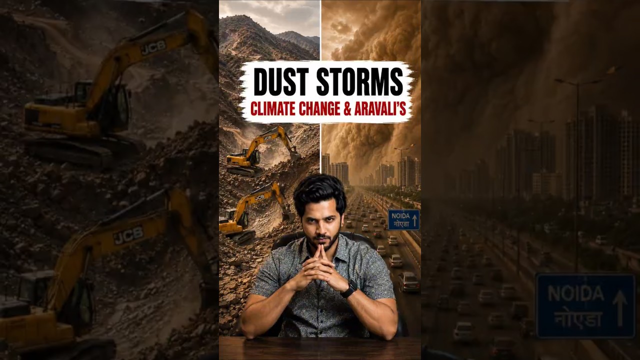 Dust Storms and Aravali's. #savearavali #duststorm #noida #climatechange #mining #storm #environment