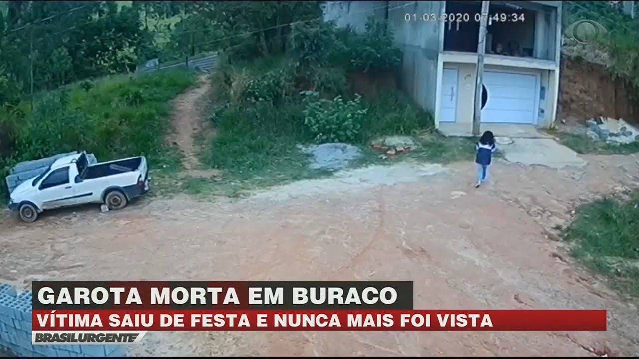 Garota morta em buraco