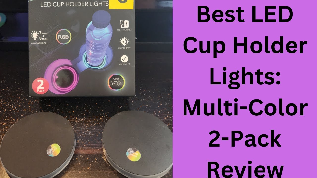 Best LED Cup Holder Lights: Multi-Color 2-Pack Review