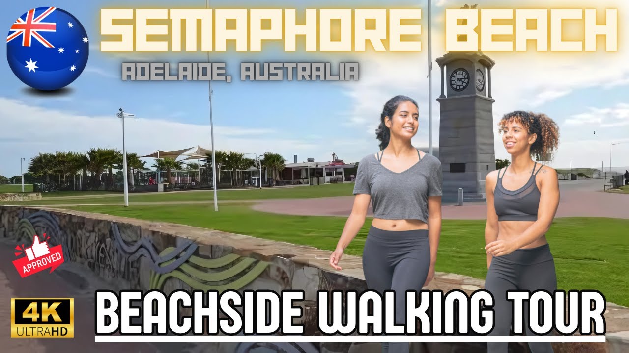 Walking Semaphore Beach | Adelaide’s Coastal Charm, Jetty & Park Tour 🇦🇺