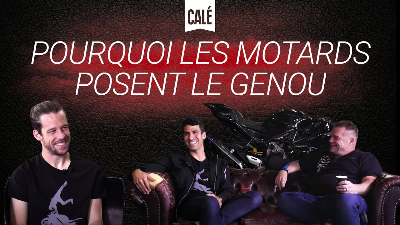 Pourquoi les motards posent le genou - CALÉ
