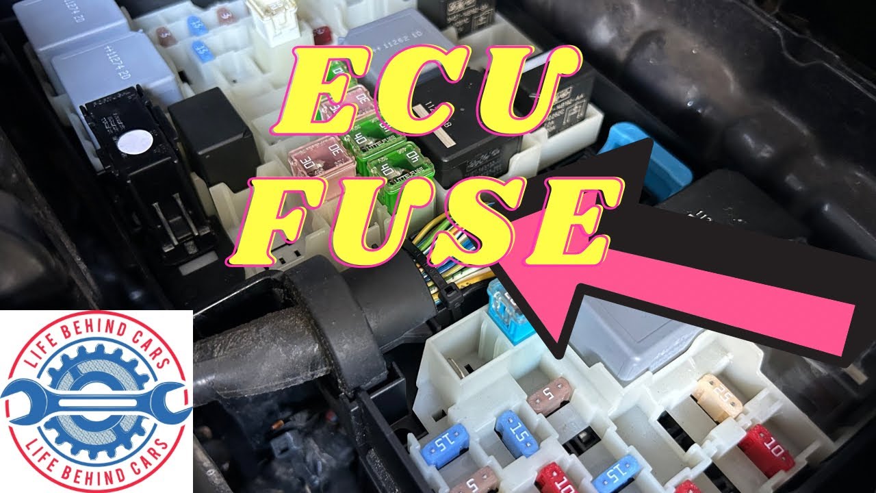 Ford C-Max 2010-2013 Petrol 1.6 Engine ECU Fuse Location