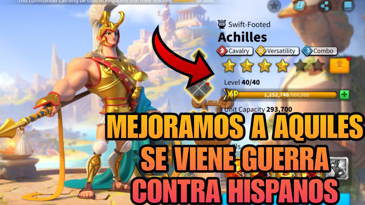 GASTAMOS ESCULTURAS EN AQUILES - Rise of Kingdoms