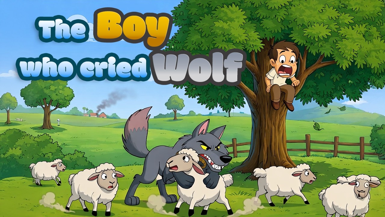 Мальчик, который кричал «Волк!» | История лживого пастуха | Детские поучительные истории