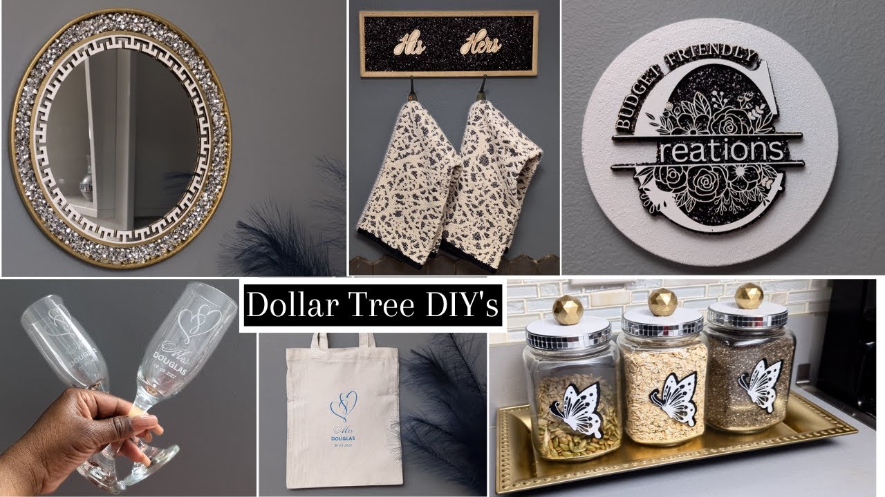 Новый Dollar Tree DIY высококачественный дизайн домашнего декора Идеи проекта || xTool M1