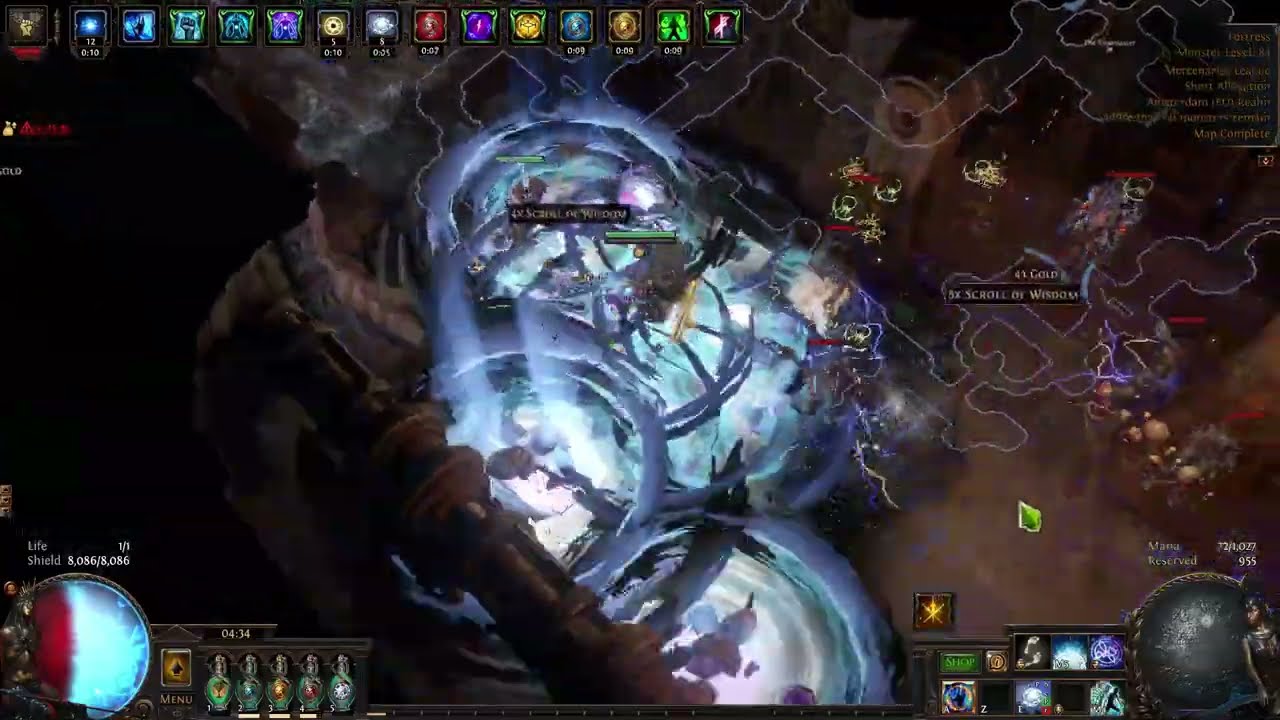 Path of Exile 3.26 - Winter Orb Occultist vs T17 Fortress