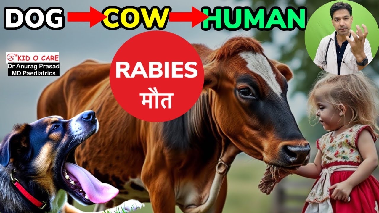 पागल कुत्ते ने गाय को काटा और गाय ने आदमी को: Rabies in Cow vs Rabies from Cow | पूरी जानकारी 