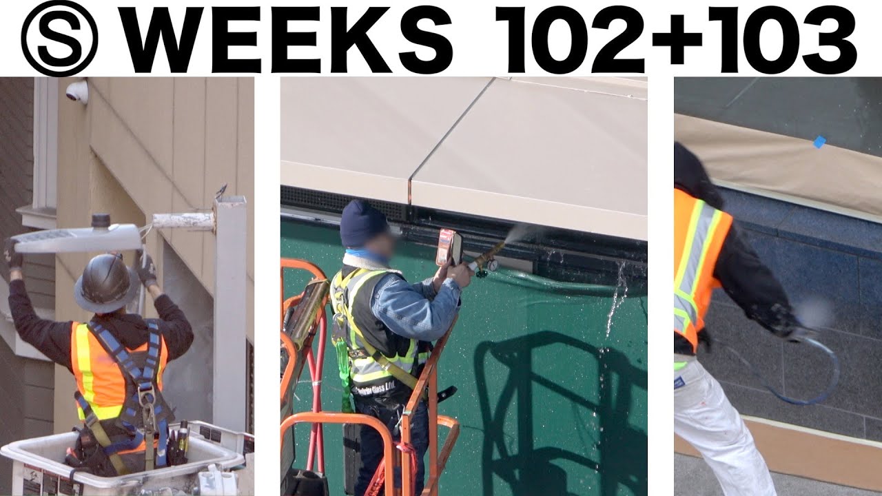 Construction time-lapses with closeups (compilation): Weeks 102+103 of the Ⓢ-series