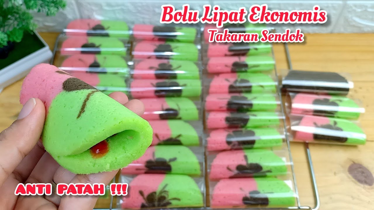 SUPER LENTUR ANTI PATAH PATAH BOLU LIPAT EKONOMIS MODAL 17.000 HASIL 30 PCS