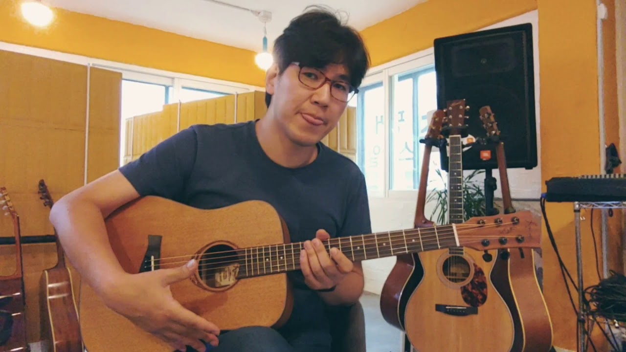 여성.초등생분들 이제 이 기타로 시작하세요~^^ㅣ엔야 AM baby 기타 리뷰