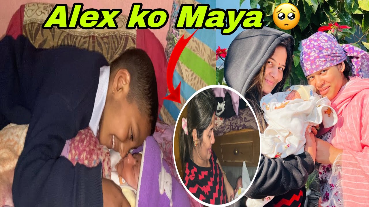 Maita ma Sutkeri shear asari garnu huda raixa aama ko Maya 🥺Alex ko Sabai vanada thula Khusi 😭