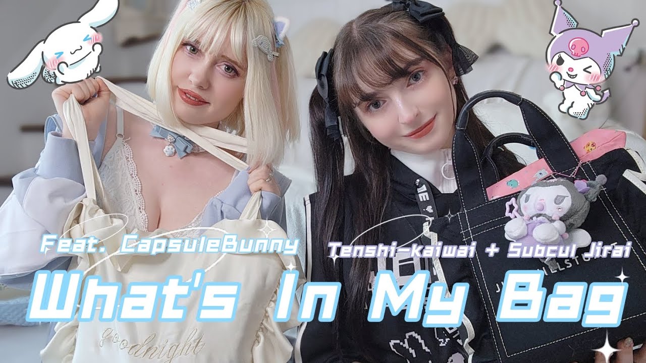 What's In My Bag (Tenshi-kaiwai and Subcul Jirai)