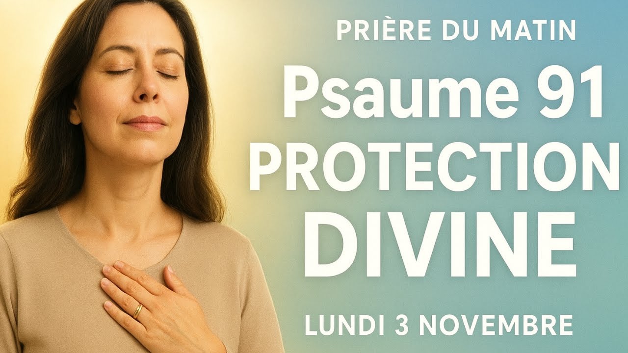 🌅 Lundi 3 Nov.   Prière du matin – Psaume 91 : Marche sous la protection de Dieu aujourd’hui🙏