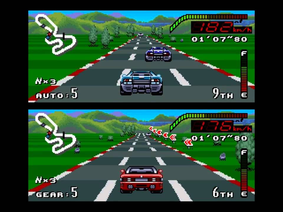 TOP GEAR (snes) - UK complete race/carrera completa (3/4)