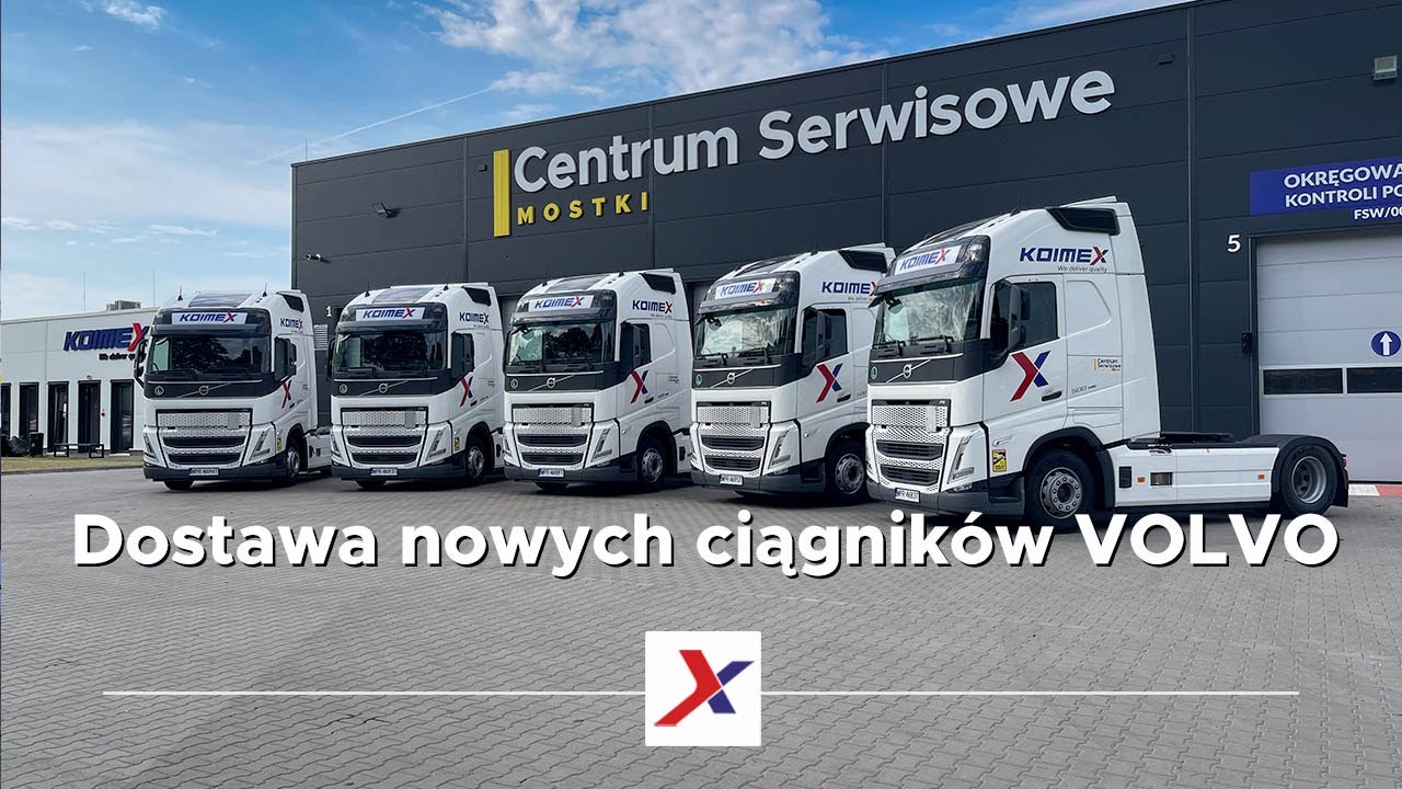 KOIMEX - dostawa nowych ciągników Volvo