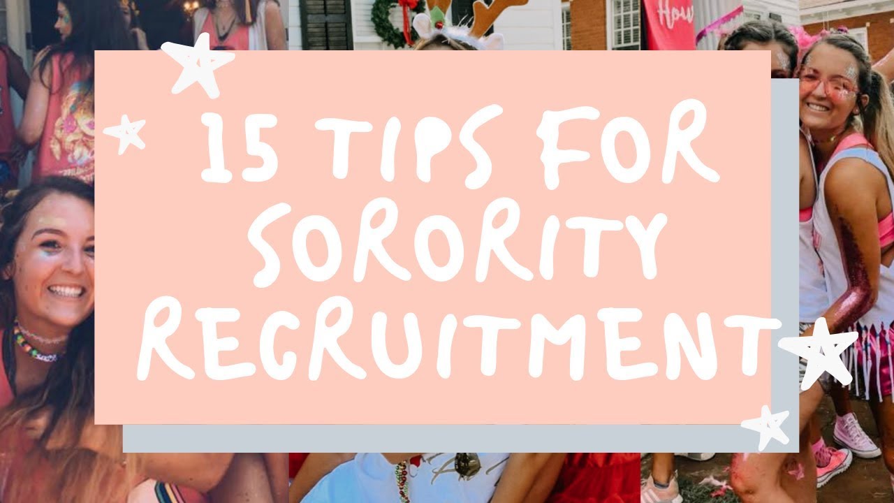 SORORITY RUSH TIPS | From a Past Recruitment Chair
