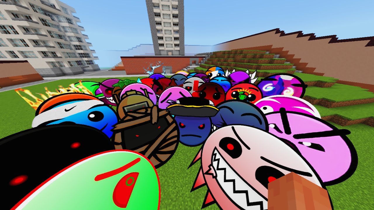 Too Much Lobotomy Nextbots | Geometry Dash Difficulty Faces In Minecraft PE
