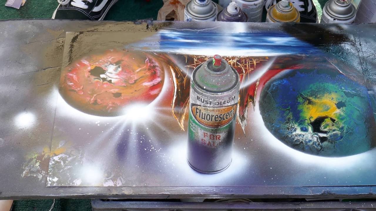Venice Beach Spray Paint Artist