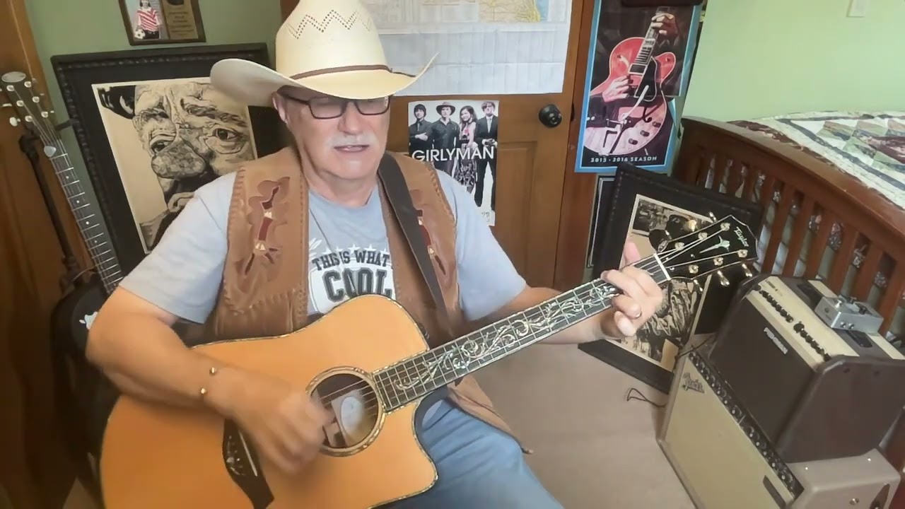 1838b * Shame On The Moon * Rodney Crowell cover * Vocal & chords in Description