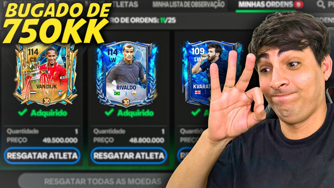 MONTEI UM  SUPER TIME BUGADO COM 750 MILHÕES
