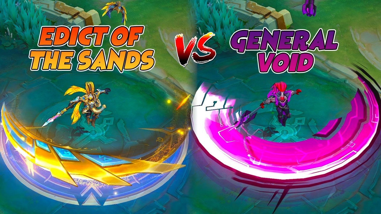 Alpha Edict of the Sands VS General Void Skin Comparison