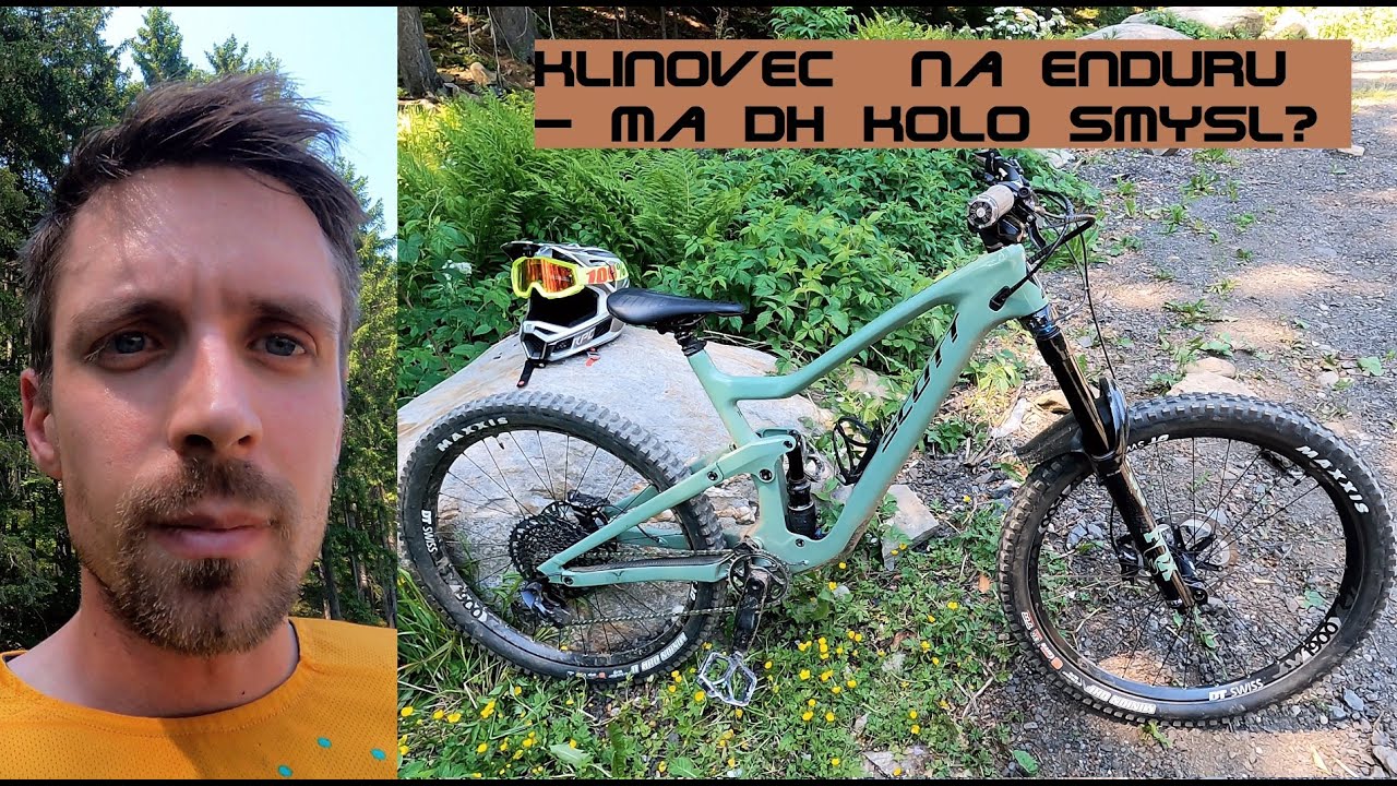 Klínovec - Německá DH na enduru // sjezďák vs. enduro - má DHčko dneska ještě smysl?? // POV GOPRO 9