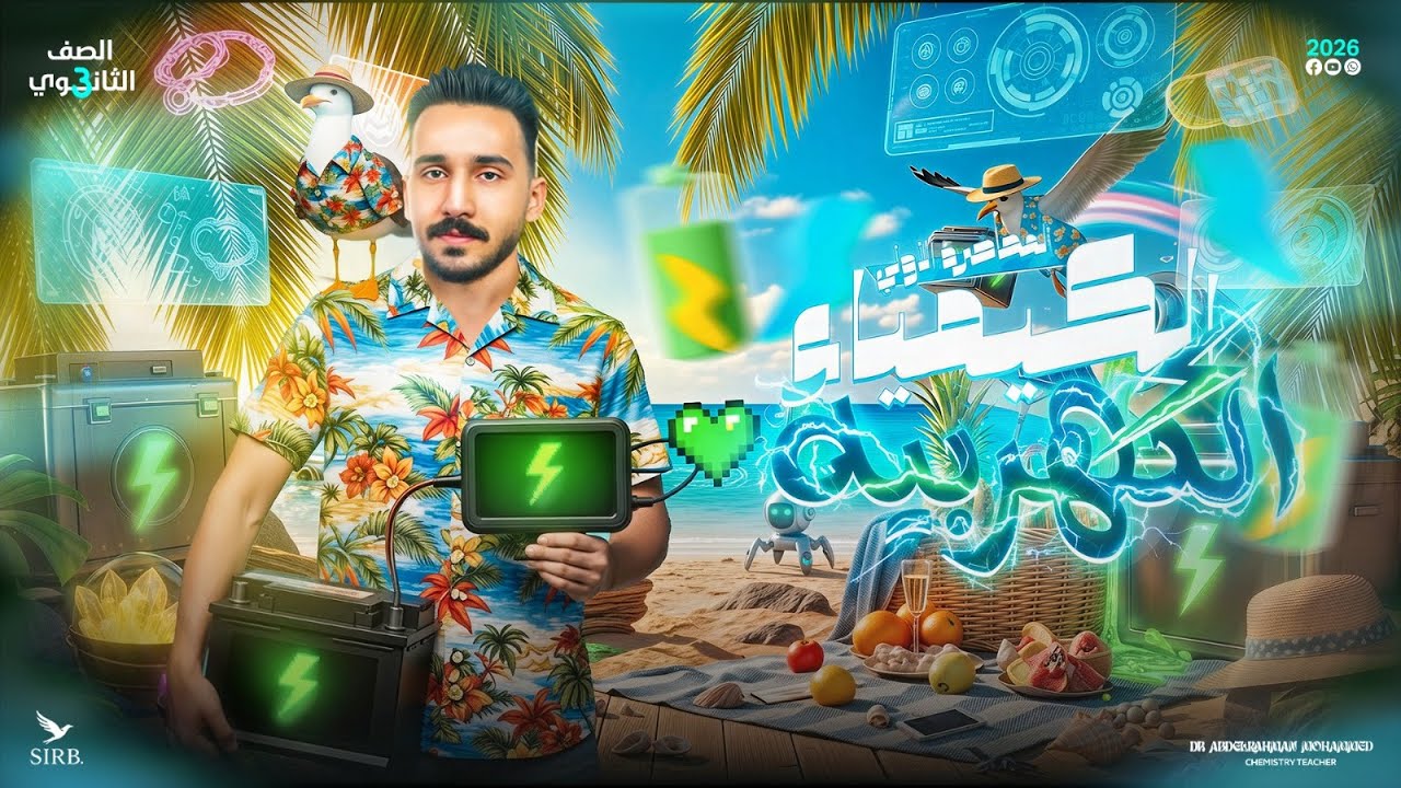السكشن الثاني في الكيمياء الكهربية للصف الثالث الثانوي