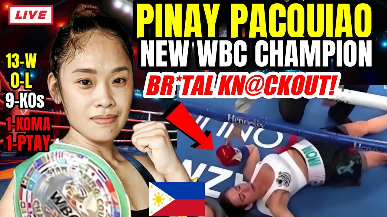 PINAY PACQUIAO! NEW WBC CHAMPION 13W OL 9KOs! LAHAT BRUT@L KN@CKOUT!