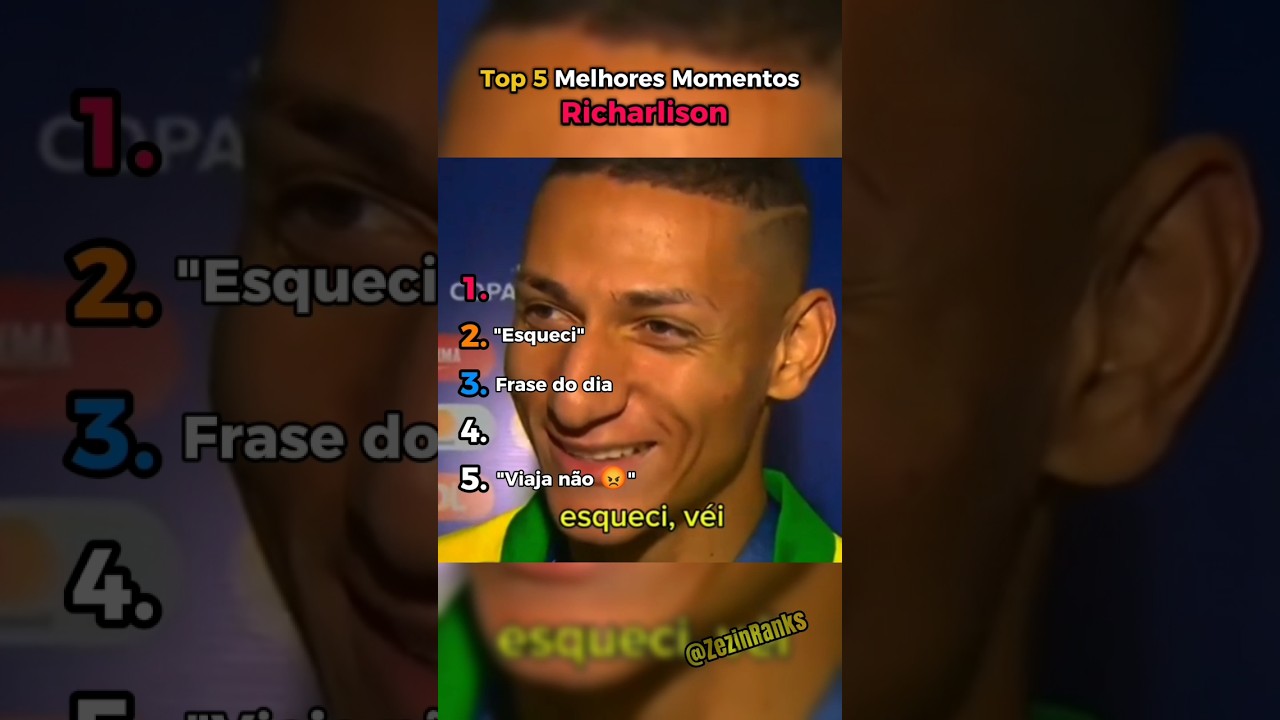 Rankeando Melhores Momentos do Richarlison #shorts #richarlison #ranking #top5 #meme