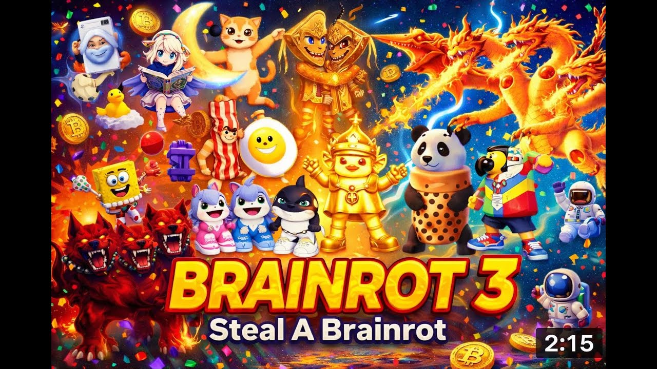 Brainrot Anime Opening Song 3 feat. NEW STEAL A BRAINROT (Official Music Video)