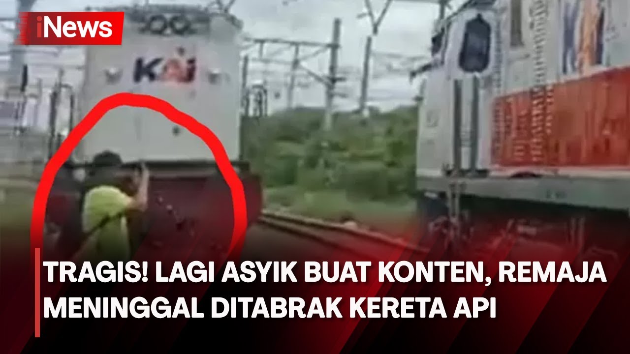 Pelajar Tewas Tertabrak Kereta saat Membuat Konten di Rel KA Matraman, Korban Sempat Diperingatkan