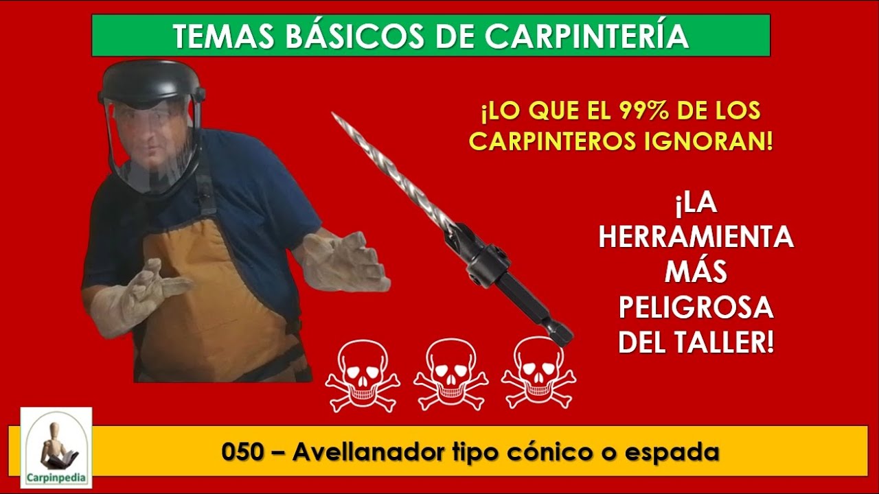 050 - Avellanador cónico o espada