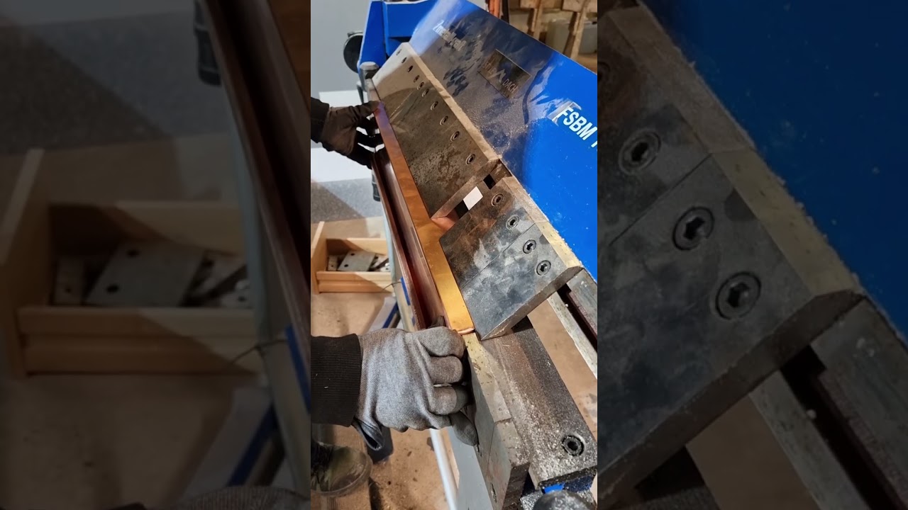 Wulst an Fensterbank drehen, kanten und einbauen. Dachdecker aus Colditz