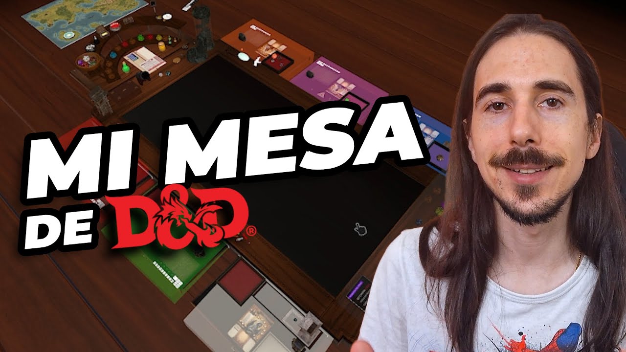🎲 RECORRIDO por mi mesa de D&D en Tabletop Simulator