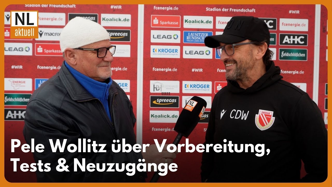FC Energie Cottbus | Pele Wollitz über Vorbereitung in Winterpause, Testspiele & mögliche Neuzugänge