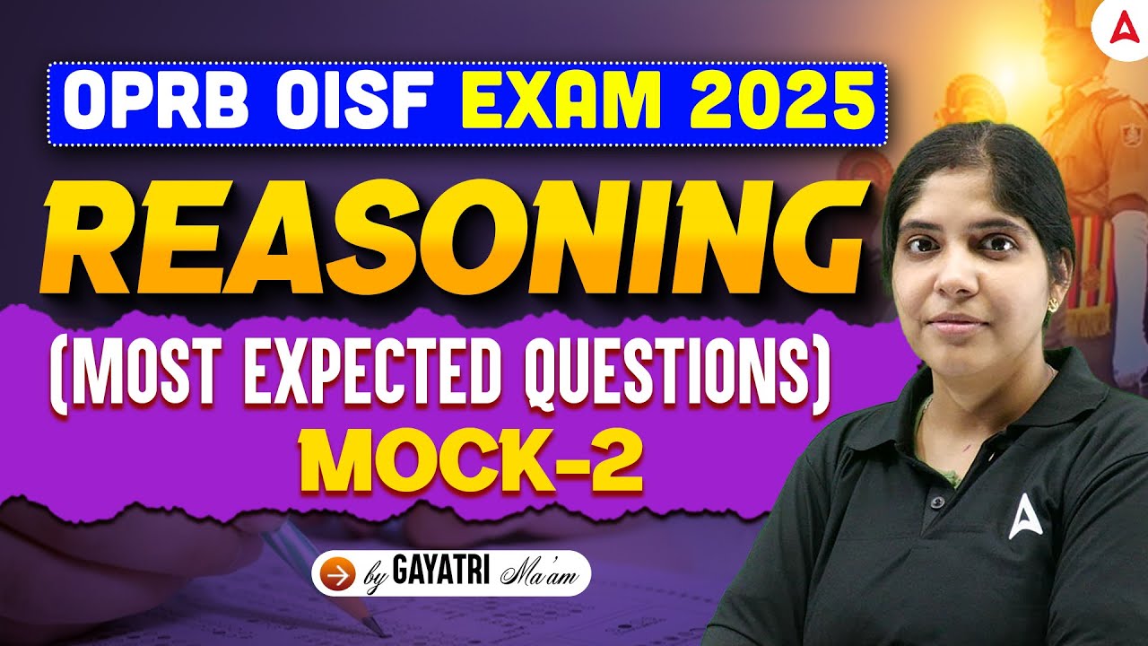 OISF Reasoning Class 2025 | OISF Reasoning Expected Questions | By Gayatri Maam #2